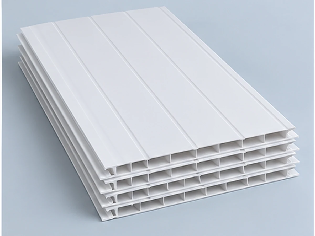 Réguas brancas de PVC para forro