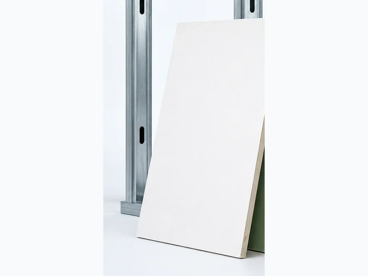 Placa de drywall ST branca para áreas secas
